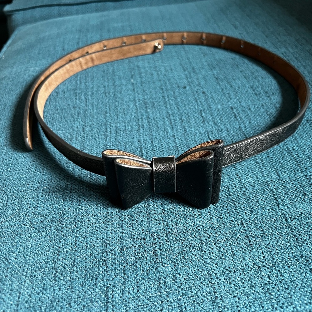 Black Bow Belt - Women Accessories